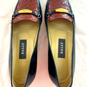 Bally Classic Loafer.  Vanessa style Brown and Black.  Made in Italy